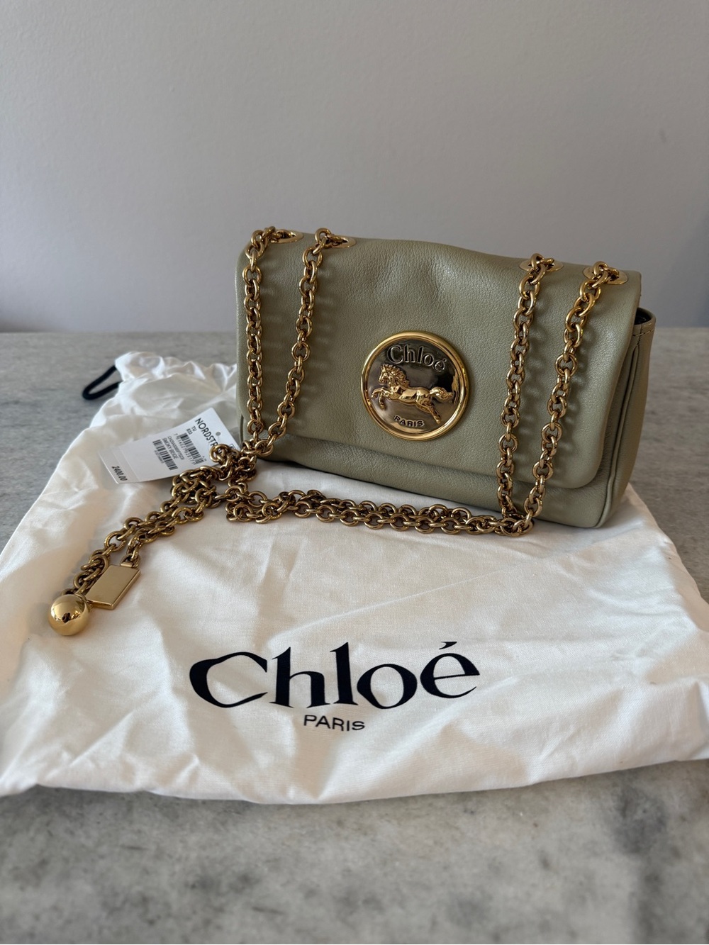 Chloe Small Heritage Leather Shoulder Bag NWT